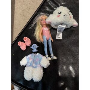 Barbie Dreamtopia Chelsea Doll Magical Sleepover Sheep Friend Accessories